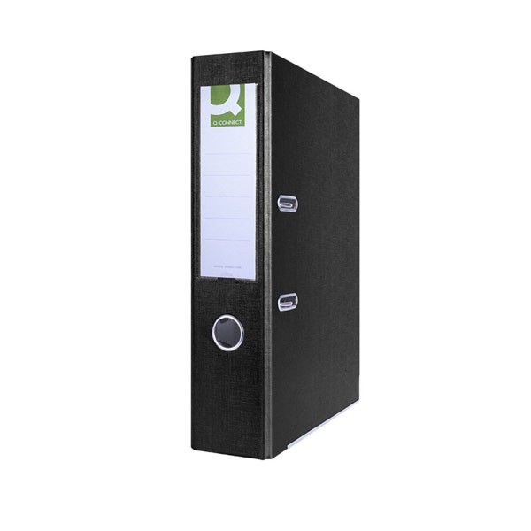 ბაინდერი განიერი Q-CONNECT შავი (ყუთში 25 ცალი)