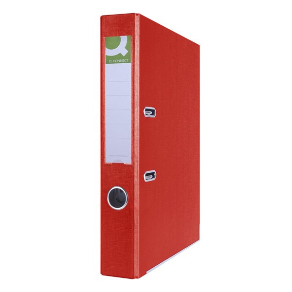 LAF Q-CONNECT WITH METAL SHOE PP/PAPER 5CM RED