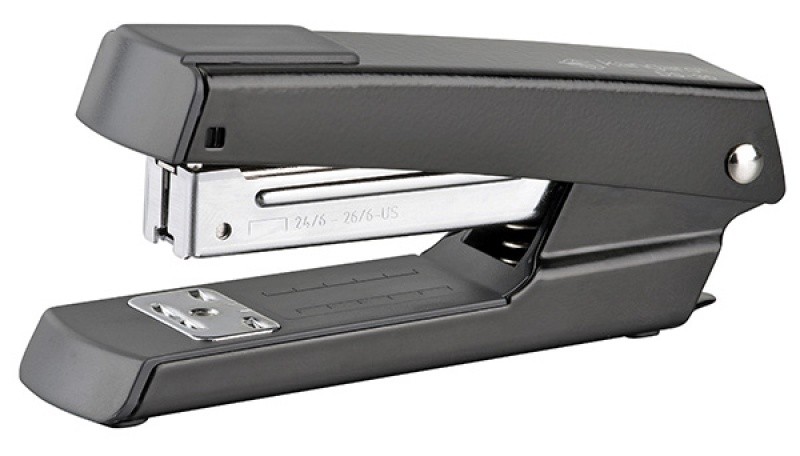 სტეპლერი N24/6; 26/6 KANGARO შავი, მაღალი ხარისხი (ასტეპლერებს 30 ფურც.)