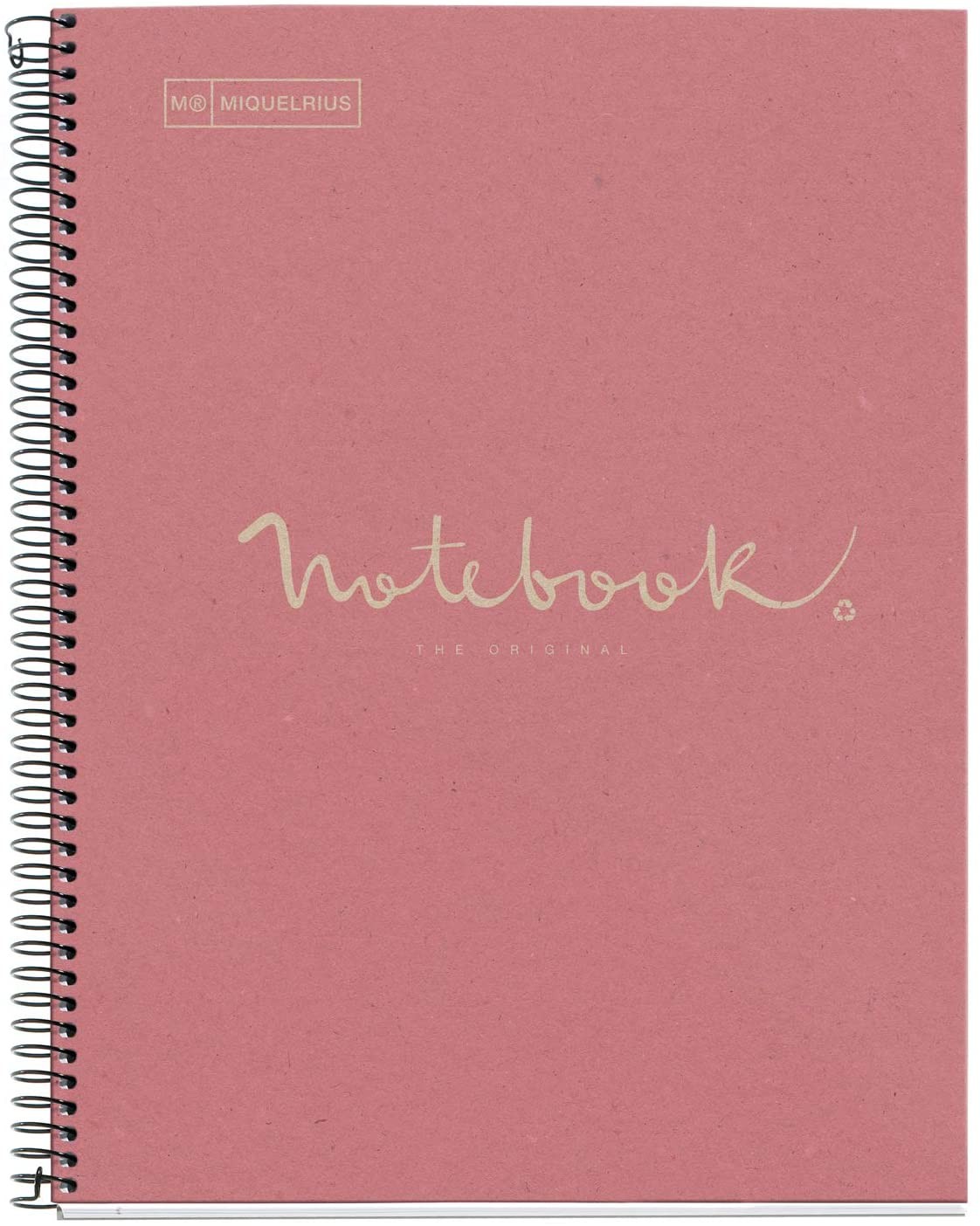 SPIRAL BINDER NB-1 EMOTIONS, MIQUEL-RIUS, A4, 100SHEETS, 80G, ECOPINK