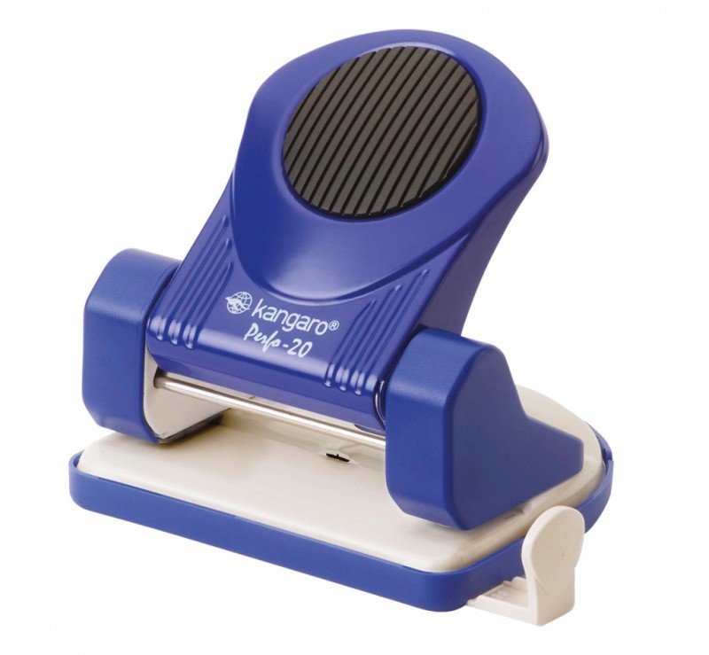 PAPER PUNCH KANGARO PERFO-20, 20 SHEETS, ROYAL BLUE