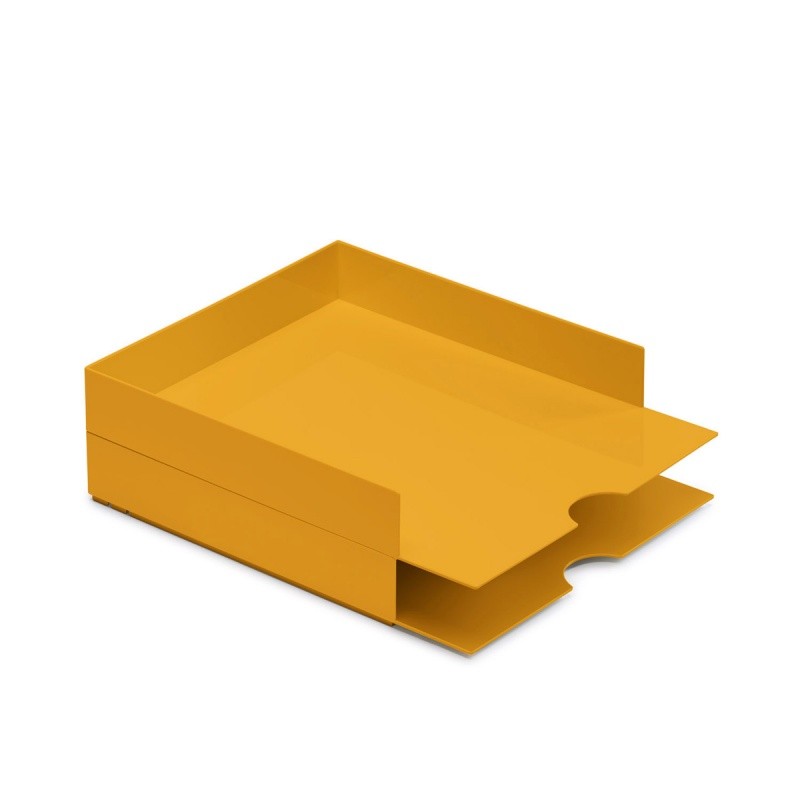 MODULAR LETTER TRAY moxom DESK DRAWER SET (320x260x60MM) 2 PCS YELLOW