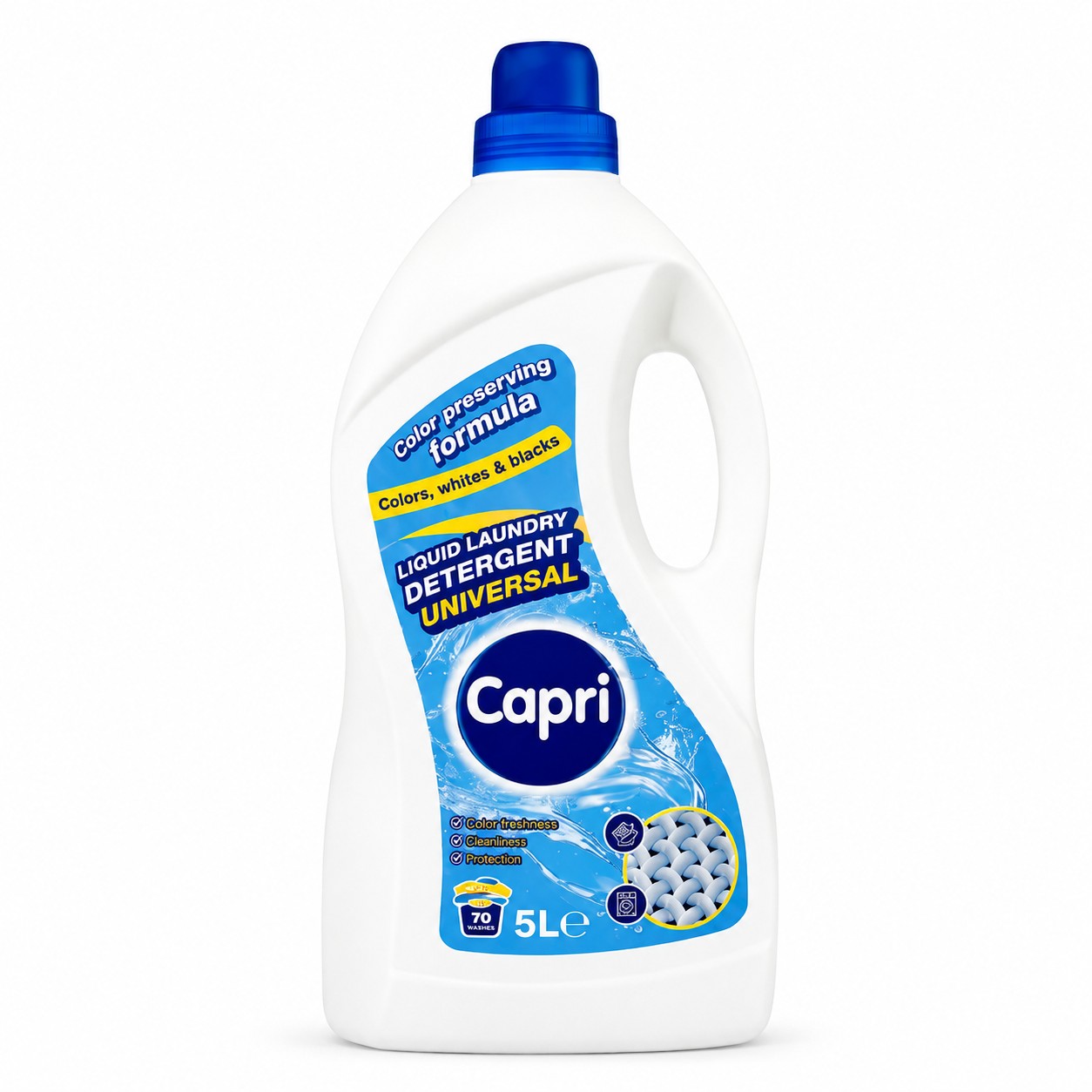 სარეცხი გელი CAPRI 5ლტ., უნივერსალური