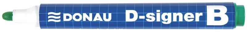 დაფის მარკერი შლადი / ბორდ მარკერი DONAU მწვანე (მრგვალი თავით)