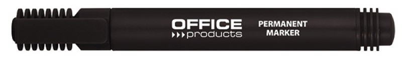 პერმანენტ მარკერი უშლადი OFFICE PRODUCTS შავი (მრგვალი თავით)