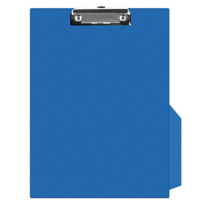 CLIPBOARD PVC SINGLE A4 BLUE