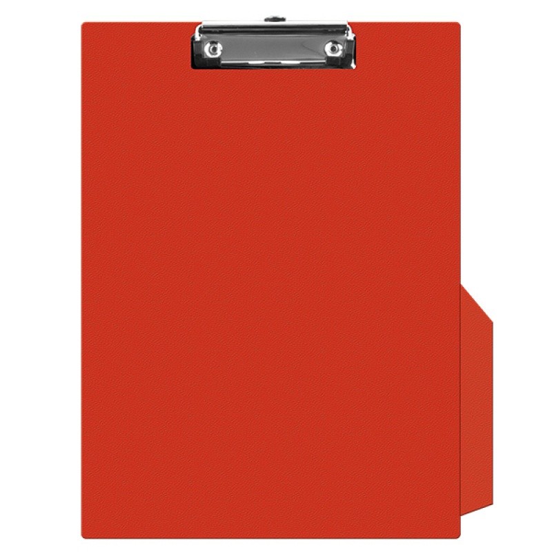 CLIPBOARD PVC SINGLE A4 RED