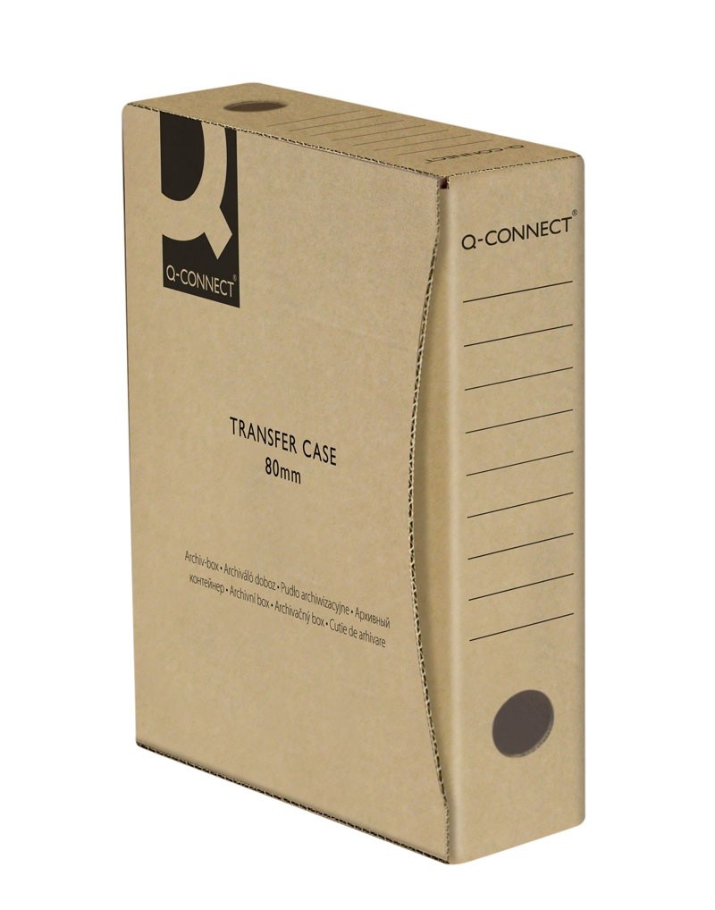 ARCHIVE BOX 80MM BROWN KRAFT