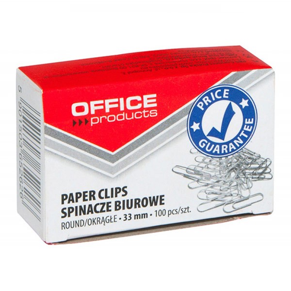 სკრეპი 33მმ - 100 ცალი OFFICE PRODUCTS