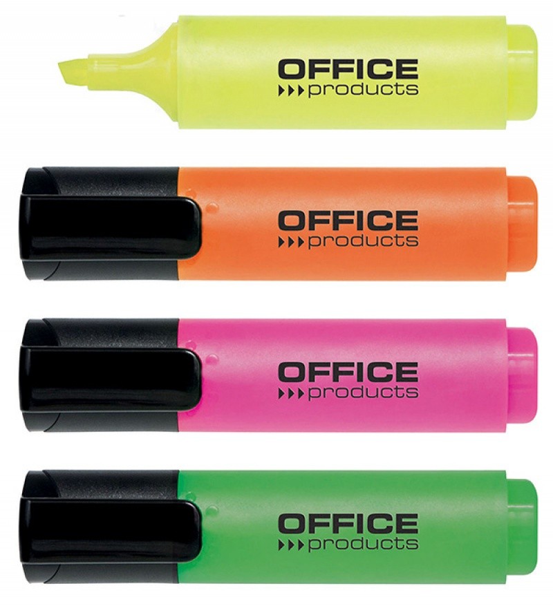 ტექსტმარკერების კომპლექტი 4 ფერით OFFICE PRODUCTS PREMIUM WALLET