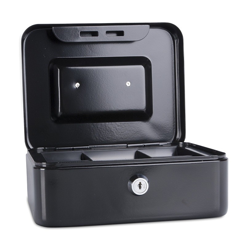 CASH BOX 8' BLACK 200X160X90MM