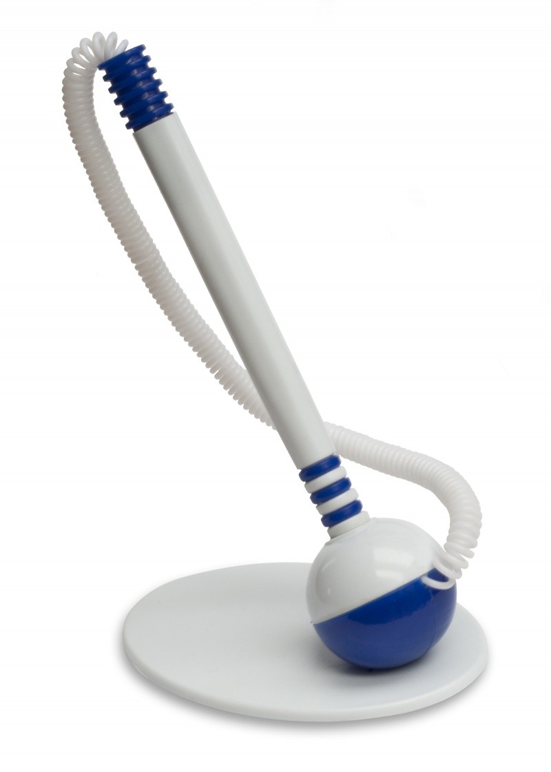 კალამი სამაგიდე OFFICE PRODUCTS დიაგონალური თეთრი-ლურჯი კორპუსით