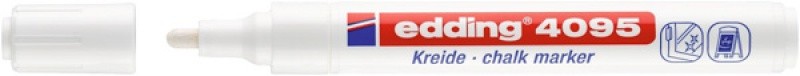 CHALK MARKER E-4095, EDDING,2-3 MM, WHITE