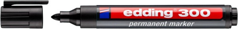 PERMANENT MARKER E-300, EDDING,1,5-3 MM, BLACK