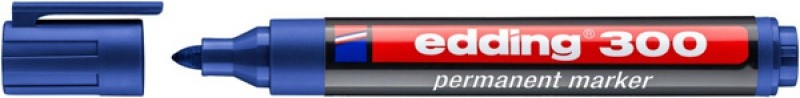 PERMANENT MARKER E-300, EDDING,1,5-3 MM, BLUE