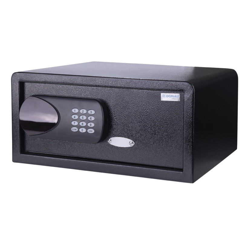 MANUAL-DIGITAL SAFE, DONAU TECH, 420x370x200 MM, BLACK