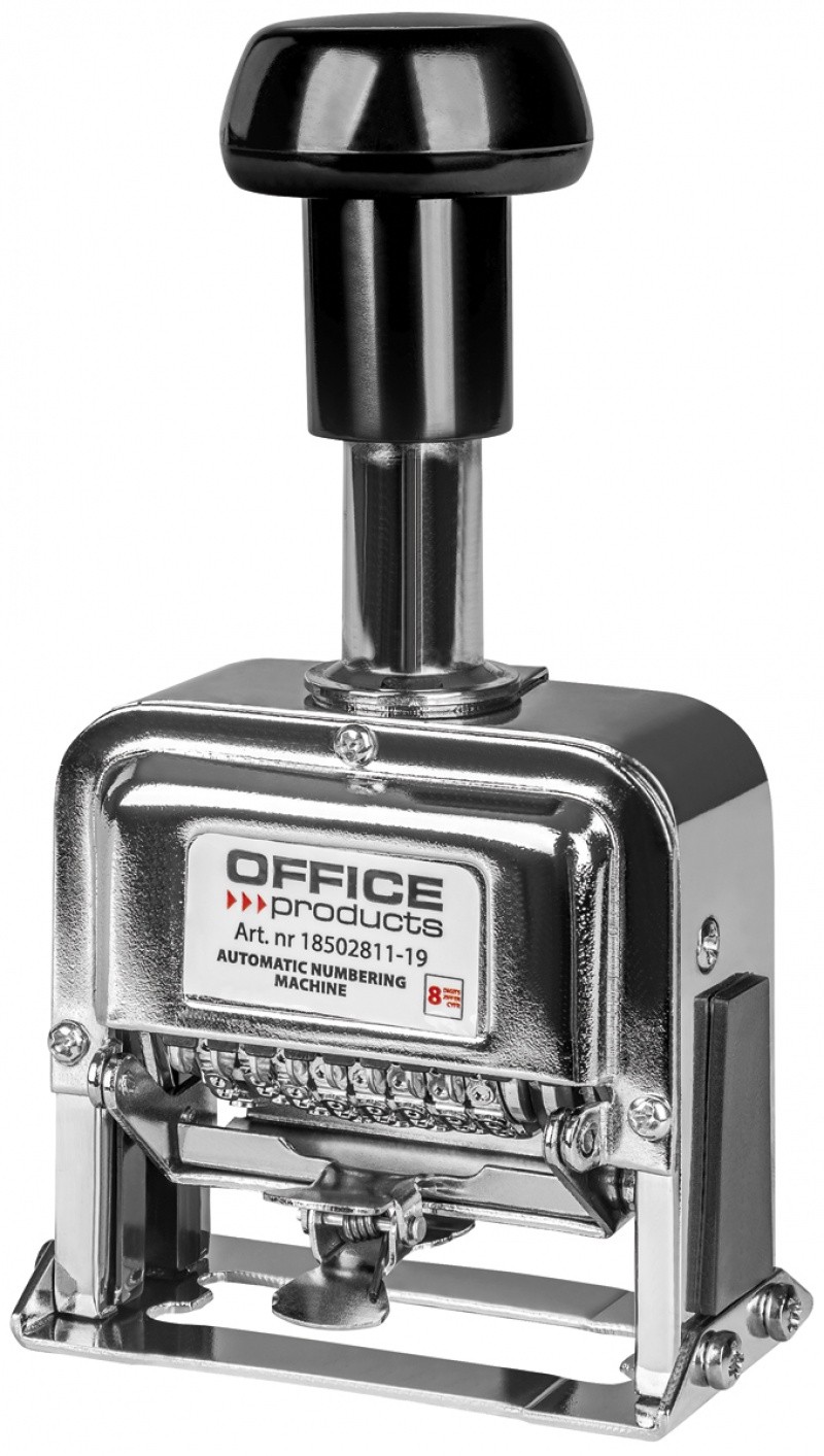 ავტომატური ნუმერატორი OFFICE PRODUCTS, 8 ციფრი, ვერცხლისფერი