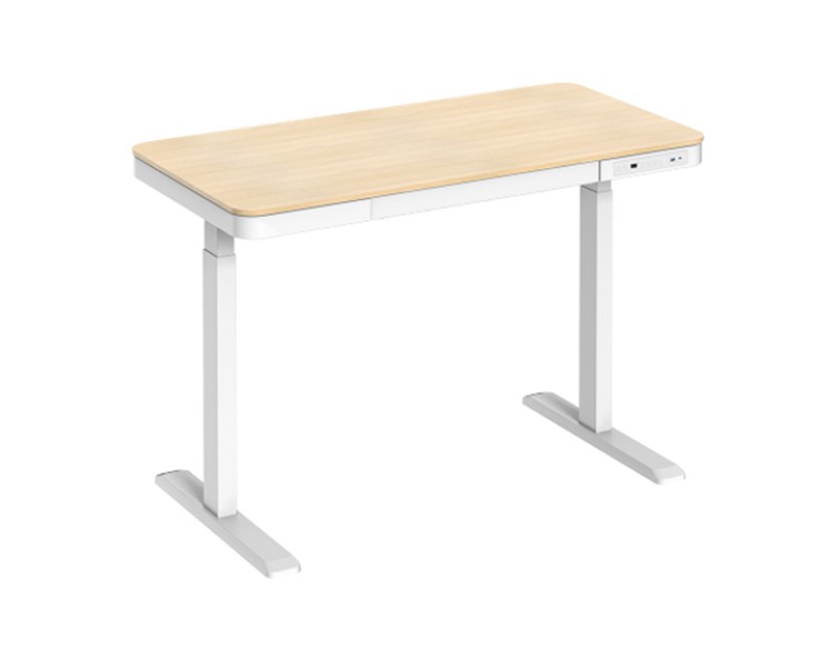 მაგიდა: Vertex VX-1SSD-01NW Single Motor Sit-Stand Desk with Drawer & Memory Control - სიმაღლეში რეგულირებადი უჯრით