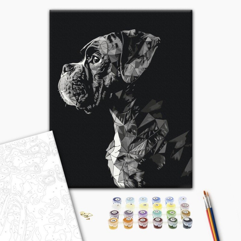 PAINTING BY NUMBERS, BRUSHME, 40X50CM, NIGHT WATCHMAN, 1PC, BOX