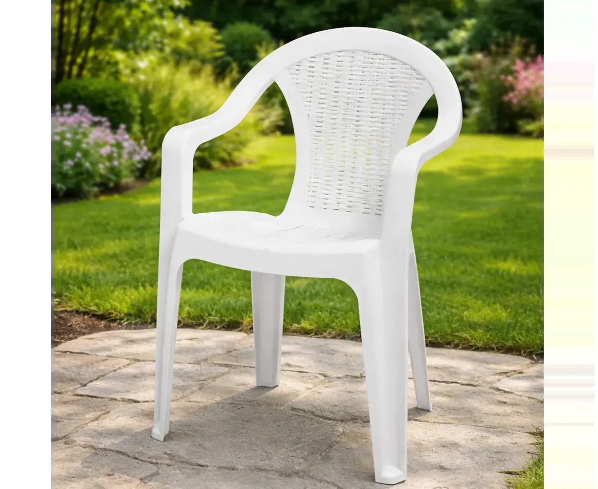 ბაღის სკამი CT010-W MEGA ARMCHAIR