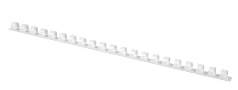 BINDING COMB OFFICE PRODUCTS, 14MM, 100 PCS/BOX, PLASTIC,  WHITE