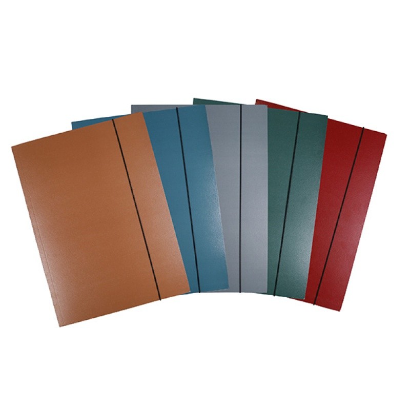 FOLDER WITH ELASTIC BAND, A4 OFFICE PRODUCTS 300 GSM, MIX NATURE