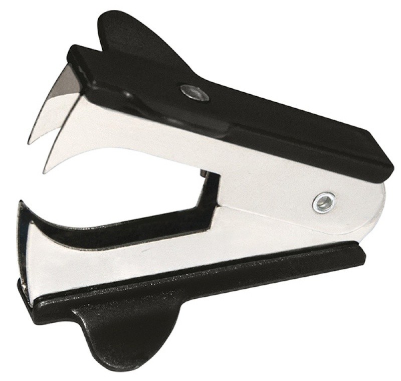 STAPLE REMOVER, OFFICE PRODUCTS, WITHOUT LOCKAGE,  BLACK