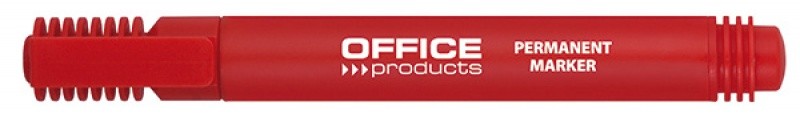 PERMANENT MARKER, OFFICE PRODUCTS, ROUND TIP 1-3 MM, RED