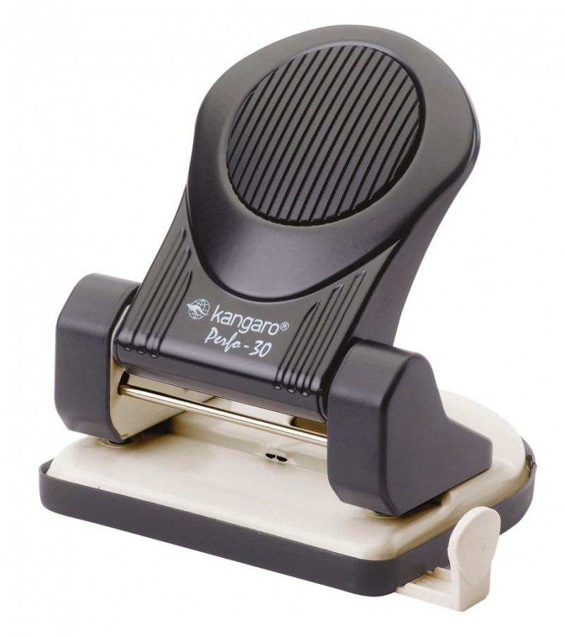 PAPER PUNCH KANGARO PERFO-30, 30 SHEETS, BLACK