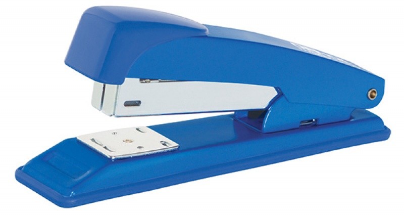 STAPLER OFFICE PRODUCTS, 24/6, 26/6, 30 SHEETS, METAL, BLUE