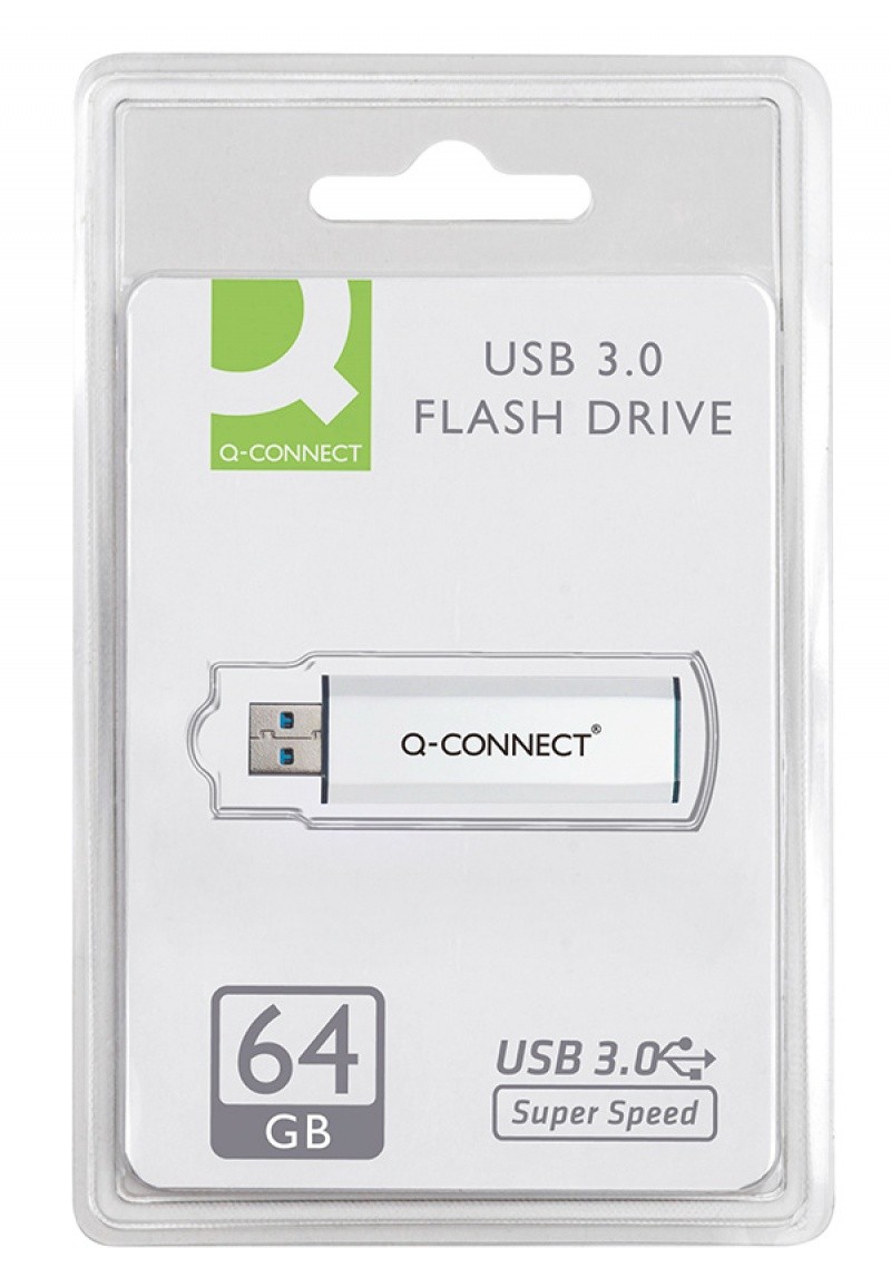 მეხსიერების ფლეშკა 64GB Q-CONNECT სიჩქარე - 3.0USB